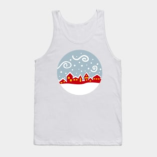 Christmas Snow Tank Top